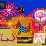 Collage of graphic images
