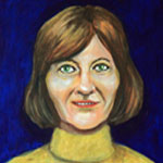 Mam 40s, acrylic on board
