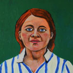 Sarah Wordie, acrylic on board
